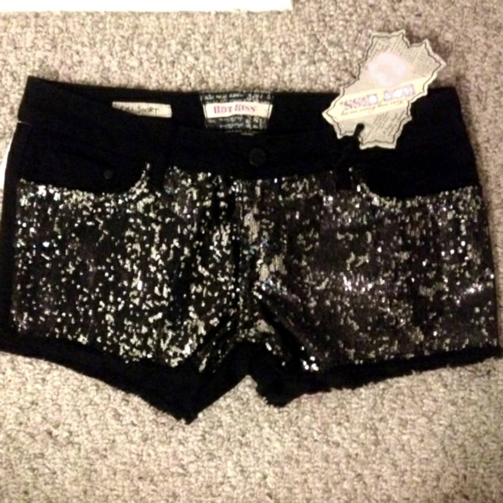 NWT Hot kiss Sequin  Cici shorts